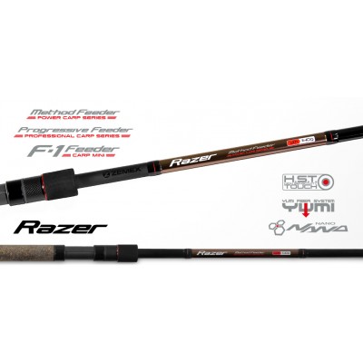 Удилище фидерное Zemex Razer Progressive Feeder 2018, 12ft (3,60 м.- 80 гр.), (2х частн.), код: 6486