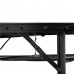 Стіл Bo-Camp Woodbine Oval 100x70 cm Black/Wood look (1404185), код: 10573