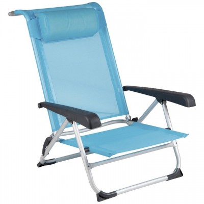 Крісло розкладне Bo-Camp Saint-Tropez Blue (1204784), код: 10643