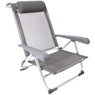 Крісло розкладне Bo-Camp Saint-Tropez Grey (1204796), код: 10642