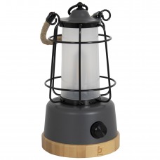 Ліхтар кемпінговий Bo-Camp Harlington Rechargable Dimming 370 Lumen Bamboo-Grey (5818921)