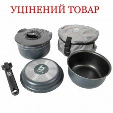 Набір посуду Bo-Camp Trekking 5 Pieces Anthracite (2300351)_Discounted