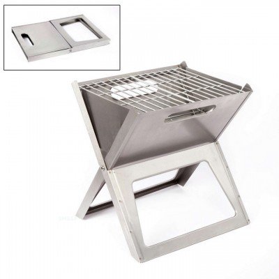 Гриль вугільний Bo-Camp Notebook/Fire Basket Compact Silver (8108347), код: 8109
