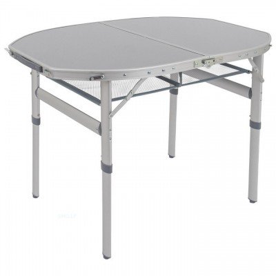 Стіл Bo-Camp Premium Oval 100x70 cm Grey (1404424), код: 8880