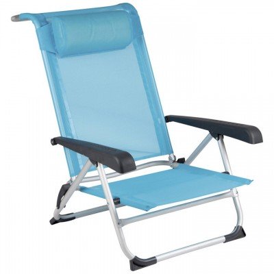 Крісло розкладне Bo-Camp Saint-Tropez Blue (1204784), код: 10643