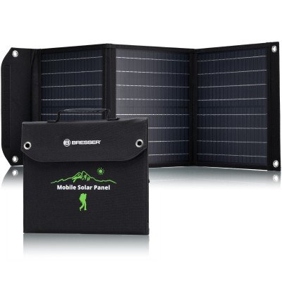Портативний зарядний пристрій сонячна панель Bresser Mobile Solar Charger 40 Watt USB DC (3810040), код: 9204