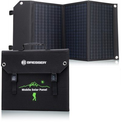 Портативний зарядний пристрій сонячна панель Bresser Mobile Solar Charger 60 Watt USB DC (3810050), код: 9236