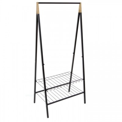 Стійка для одягу Casa Si Garment Rack Bamboo Black (CS92308W04), код: 9601