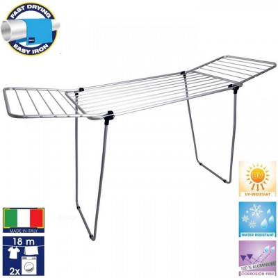 Сушарка для білизни підлогова Casa Si Pluto 18m Silver (CS92748Q05), код: 9610