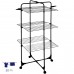 Сушарка для білизни підлогова Casa Si Exo 3 Black (CS92165H04H), код: 12307