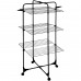 Сушарка для білизни підлогова Casa Si Exo 3 Black (CS92165H04H), код: 12307