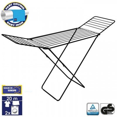 Сушарка для білизни підлогова Casa Si Swan 20m Black (CS92231C04E), код: 8411