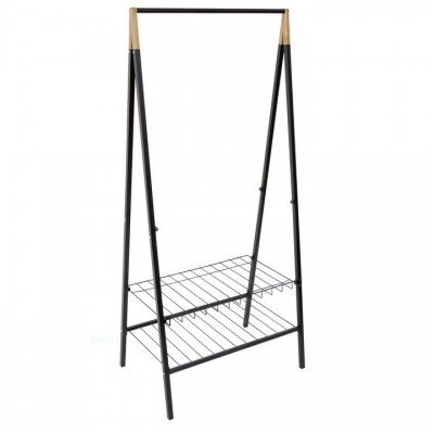 Стійка для одягу Casa Si Garment Rack Bamboo Black (CS92308W04), код: 9601