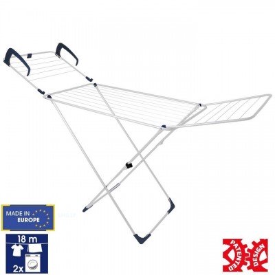 Сушарка для білизни підлогова Casa Si Kolibri 2in1 18m White (CS92131C06), код: 8697
