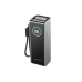 Павербанк EcoFlow RAPID Power Bank з кабелями 25000mAh сріблястий, код: 12015 Павербанк EcoFlow RAPID Power Bank з кабелями 25000mAh сріблястий, код: 12015