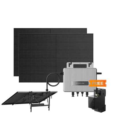 Комплект EcoFlow STREAM Microinverter/2*400W Rigid Solar Panel Combo/Розумний лічильник Smart Meter/2*Автоматичний сонячний трекер EcoFlow Single Axis Solar Tracker, код: 11945