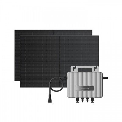 Комплект EcoFlow STREAM Microinverter + 2 x 400W Rigid Solar Panel Combo Bundle, код: 11941