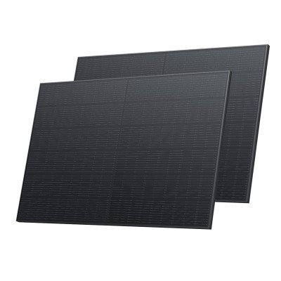 Набір сонячних панелей EcoFlow 2*400 Solar Panel стаціонарні, код: 11864