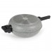 Сковорода подвійна Flonal Dura Induction Rocky Twins 28 см з решіткою (RKIWP2830)_Discounted, код: 12326
