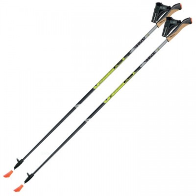 Палки для скандинавской ходьбы Gabel X-5 Black/Yellow 125 (7008351131250), код: 7883