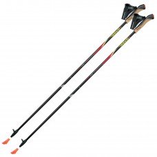 Палиці для скандинавської ходьби Gabel FX-75 Snake Carbon 135 Dual Spike (7008351011350)