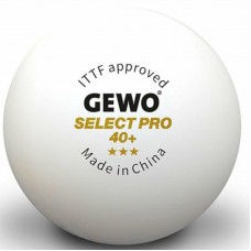 М'ячі для настільного тенісу Gewo Select Pro 40+ ITTF 6 шт (86481200)