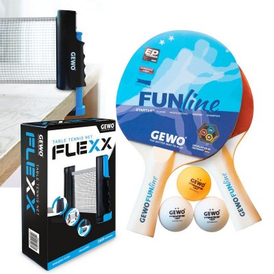 Набір для настільного тенісу Gewo Double-Fun + сітка Flexx (103360000), код: 10131