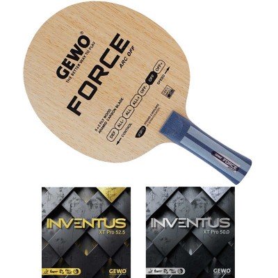 Ракетка для настільного тенісу Gewo Force ARC OFF, Inventus XT Pro 52.5 + 50.0, FL (1163700001), код: 10202