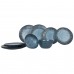 Сервіз столовий Gimex Tableware Stone 12 Pieces 4 Person Dark Blue (6917100), код: 12426 Сервіз столовий Gimex Tableware Stone 12 Pieces 4 Person Dark Blue (6917100), код: 12426