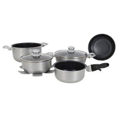 Набір посуду Gimex Cookware Set induction 8 предметів Silver (6977227), код: 8291