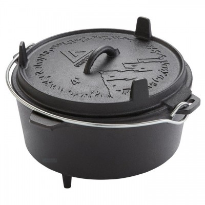 Казан з кришкою Groenberg Askja Pot 25 cm / 4 L Black (266016), код: 8860