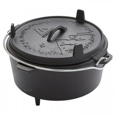 Казан з кришкою Groenberg Askja Pot 25 cm / 4 L Black (266016), код: 8860