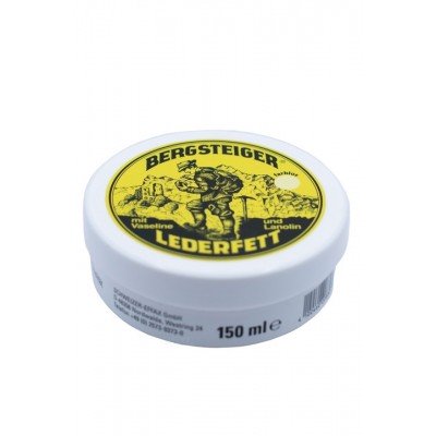 Водовідштовхуюче просочення для взуття HeySport Bergsteiger-Leather-Grease colourless 150 ml, код: 11277