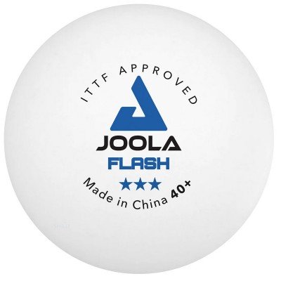 М'ячі для настільного тенісу Joola Flash 40+ White 6 шт (40041), код: 9868