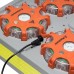 Комплект ліхтарів професійних Mactronic X-Flare (30 Lm) Red/Blue/Amber Recharg 12/220V (PSD0112), код: 8462