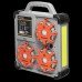 Комплект ліхтарів професійних Mactronic X-Flare (30 Lm) Red/Blue/Amber Recharg 12/220V (PSD0112), код: 8462