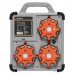 Комплект ліхтарів професійних Mactronic X-Flare (30 Lm) Red/Blue/Amber Recharg 12/220V (PSD0112), код: 8462