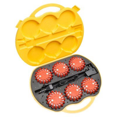 Комплект ліхтарів професійних Mactronic M-Flare (65 Lm) Amber Magnet Synch Recharg 12/220V (PSD0012), код: 12408