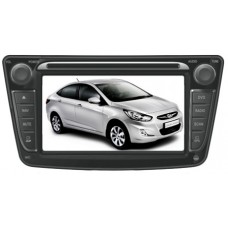 Штатная магнитола Phantom DVM-1010G x5, Hyundai Accent 2011