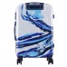 Валіза Semi Line 24" (M) White/Blue Print (T5653-2), код: 12253