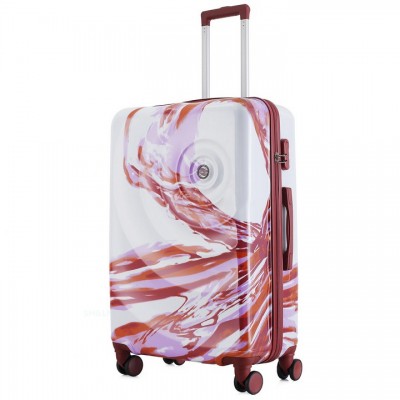 Валіза Semi Line 28" (L) White/Red Print (T5654-3), код: 8593