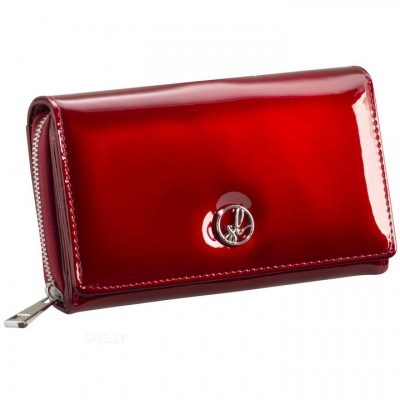 Гаманець жіночий шкіряний Semi Line RFID Red (P8229-2), код: 10602
