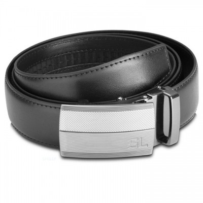 Ремінь чоловічий шкіряний Semi Line Black (P8235-0 S), код: 8849