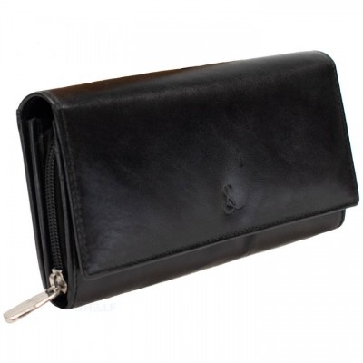 Гаманець жіночий шкіряний Semi Line RFID Black (P8264-0), код: 10595