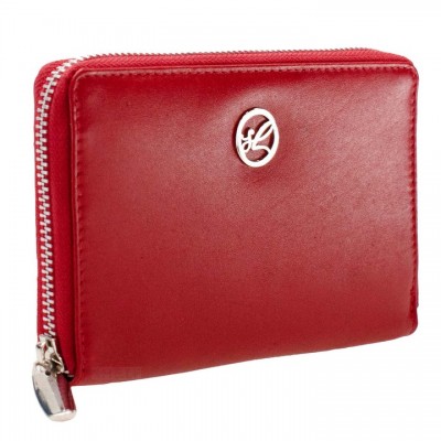 Гаманець жіночий шкіряний Semi Line RFID Red (P8271-2), код: 10594
