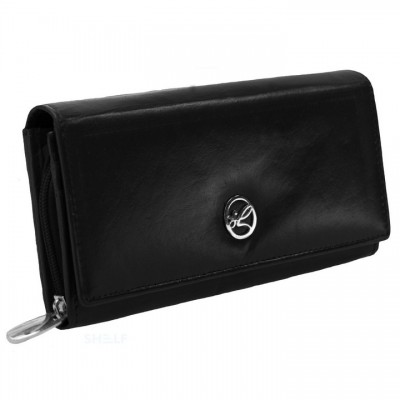 Гаманець жіночий шкіряний Semi Line RFID Black (P8273-0), код: 10591