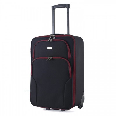 Валіза Semi Line 20" (S) Black/Red Lines (T5680-1), код: 8774