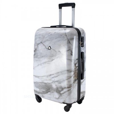 Валіза Semi Line 24" (M) White Marble (T5731-2), код: 10626