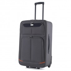 Валіза Semi Line 24" (M) Grey/Orange Lines (T5754-2)