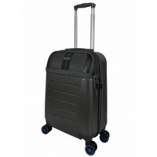 Валіза Semi Line 20" (S) Dark Brown/Blue Line (T5736-1)